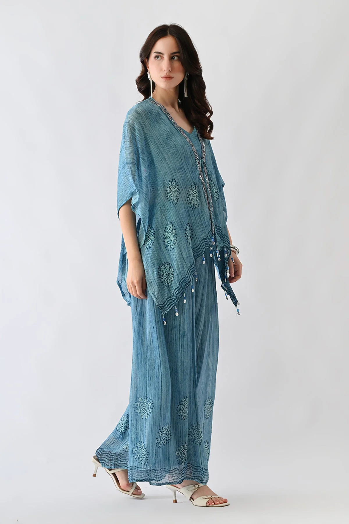 Blue Printed Co-Ord Set - Image 3