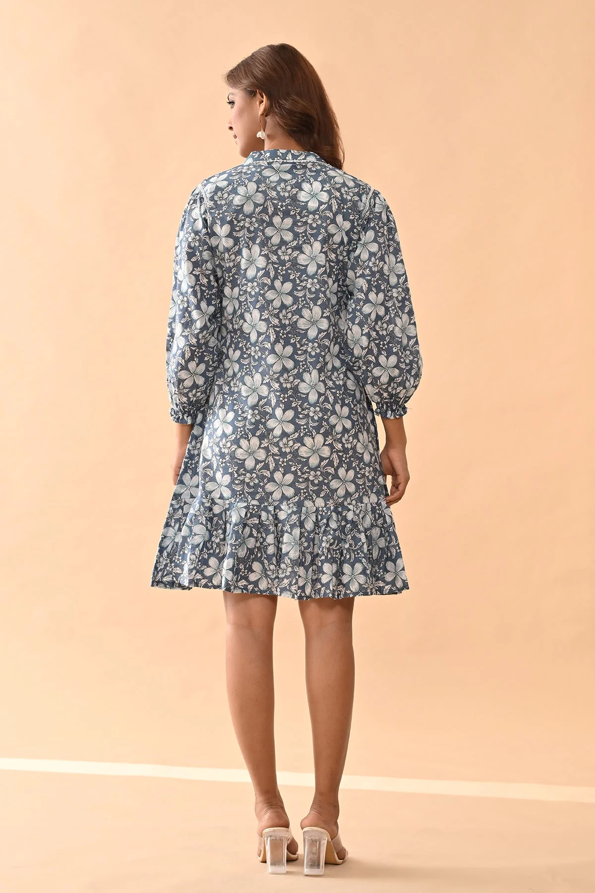 Blue Printed Tunic - Image 6