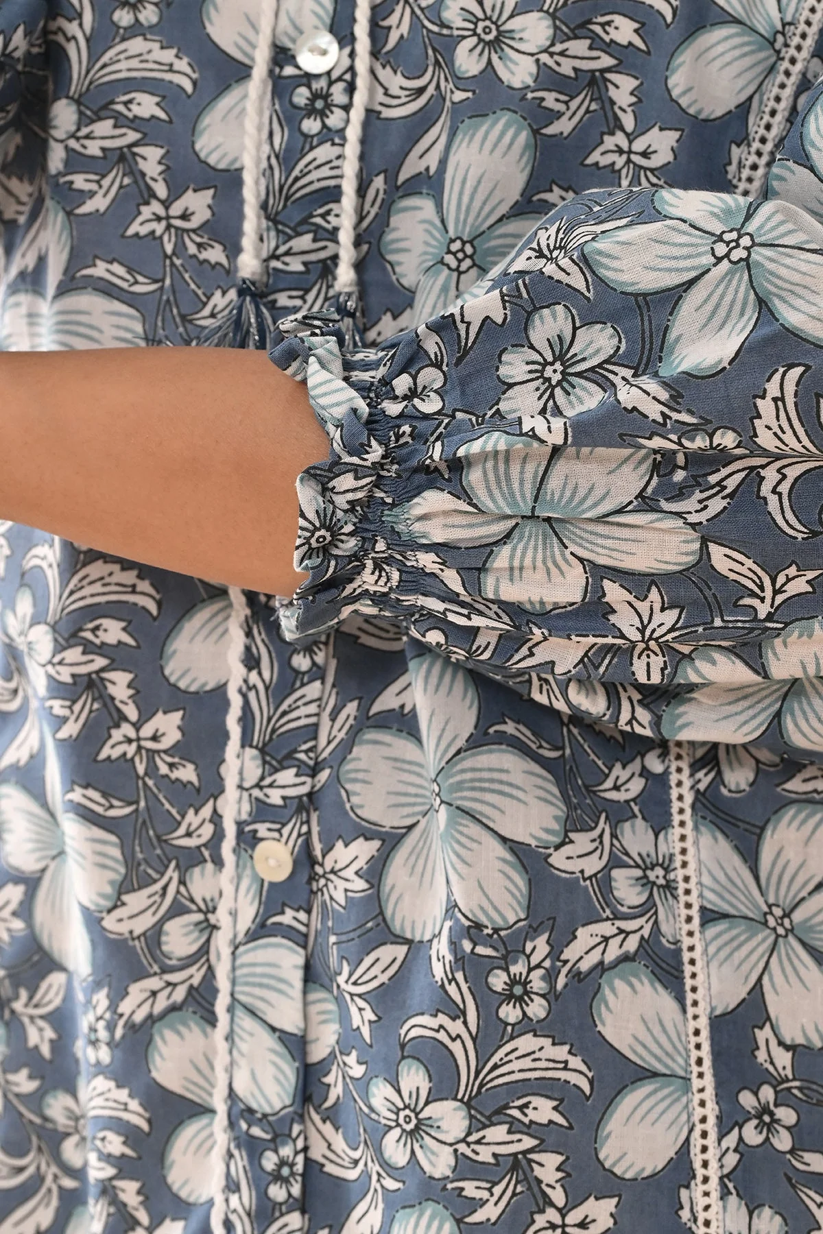 Blue Printed Tunic - Image 7