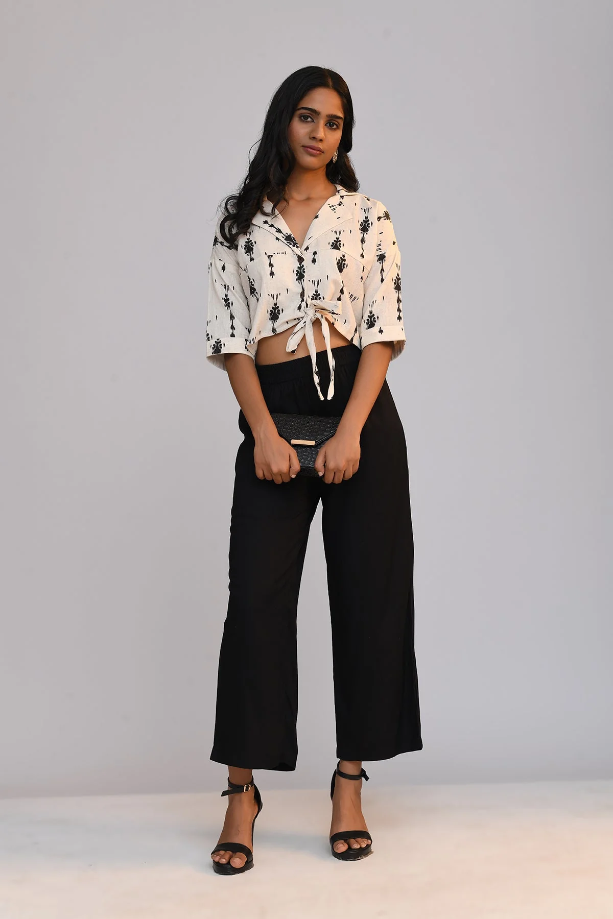 Cream Printed Co-ord Set - Image 2