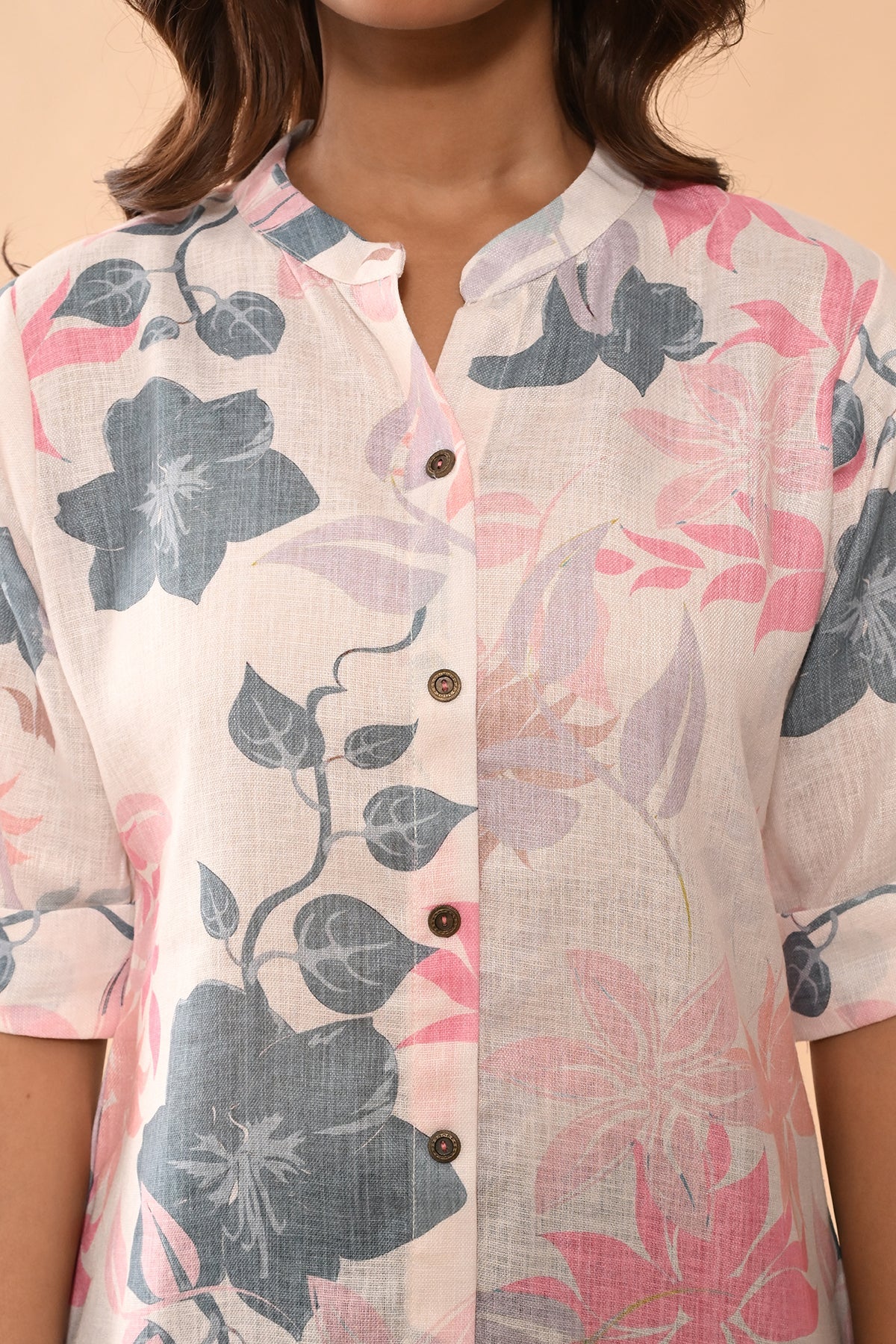 Cream Printed Top - Image 5
