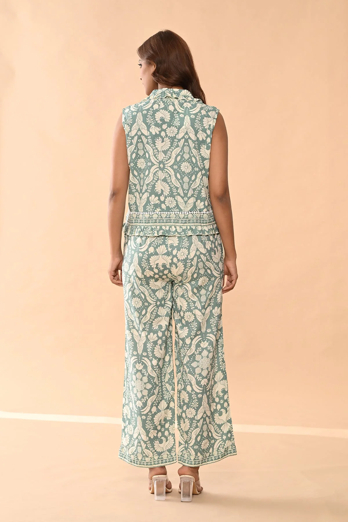 Green Printed Co-Ord Set - Image 6