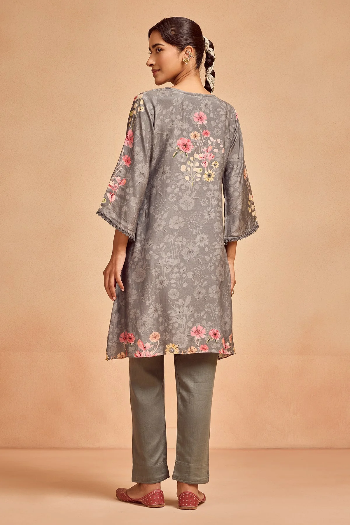 Grey Printed Co-Ord Set - Image 4