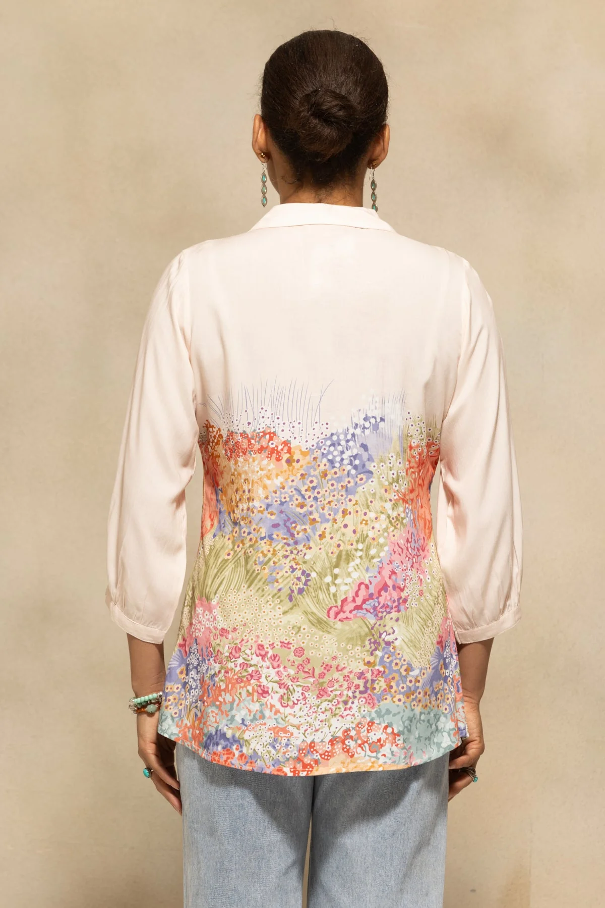 Light Pink Printed Top - Image 3