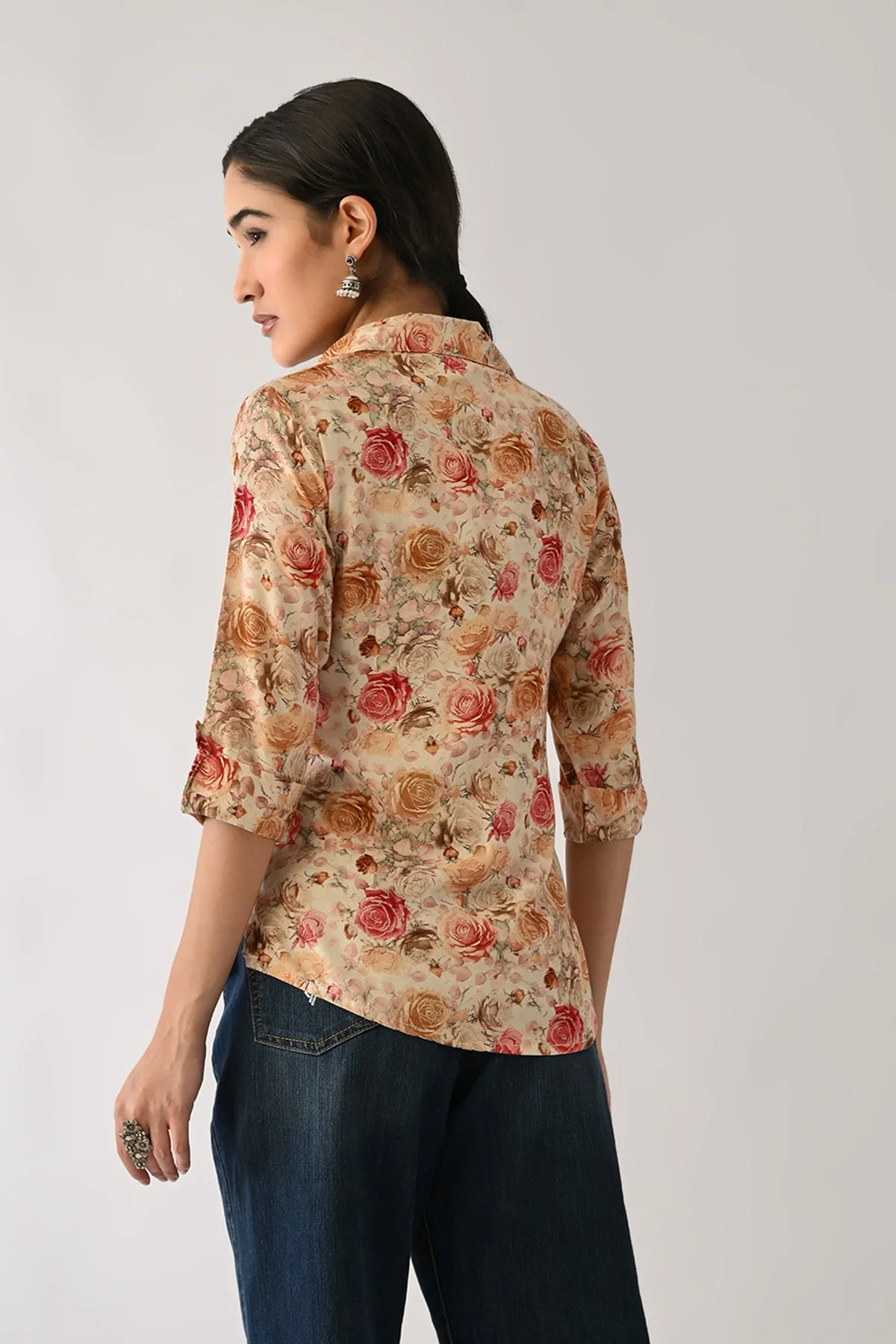 Multi Floral Printed Top - Image 5