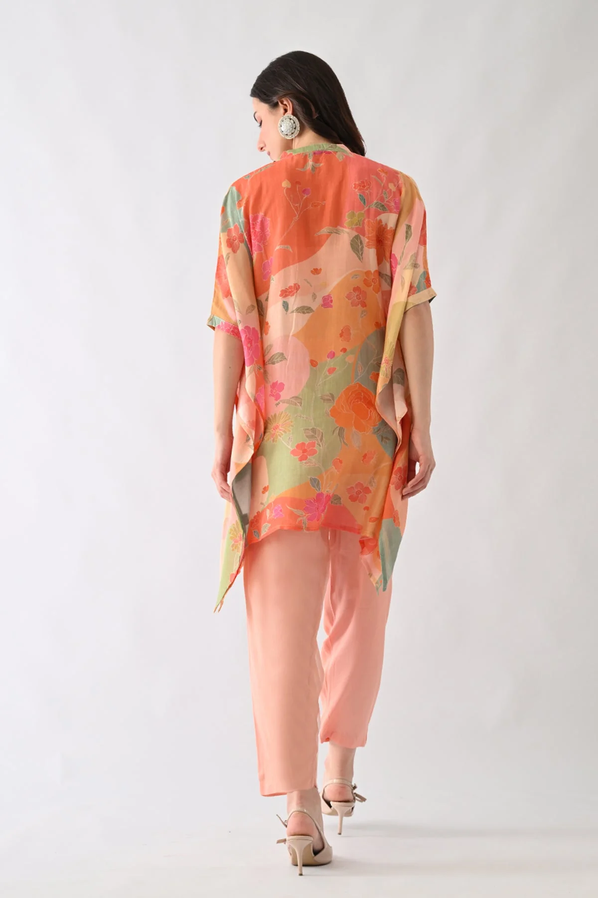 Multi Printed Kaftan Set - Image 4