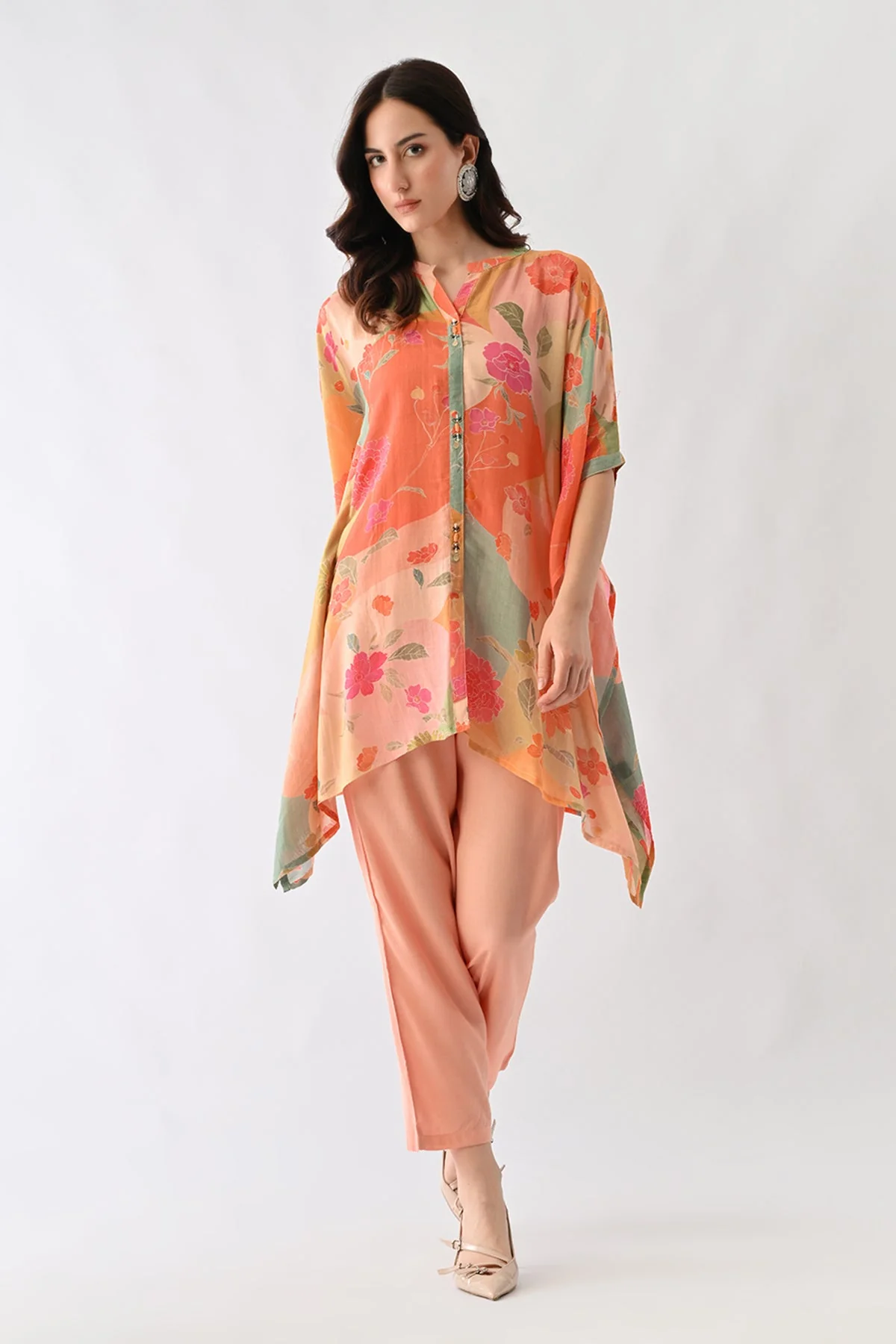 Multi Printed Kaftan Set - Image 6