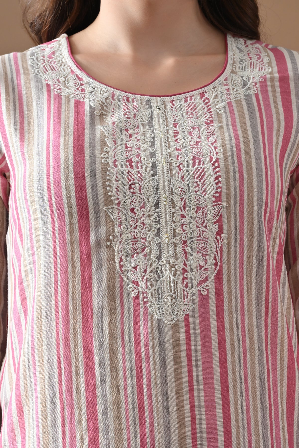 Multi Printed Kurta 3 Pcs Set - Image 4